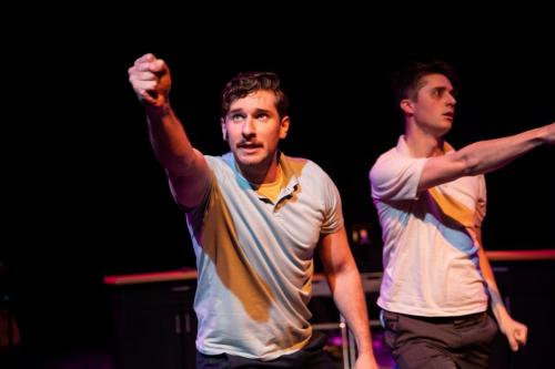 Seth Gilfillan and Josh Travnik in Conjoined: A New Musical at the 2022 Edmonton Fringe Festival